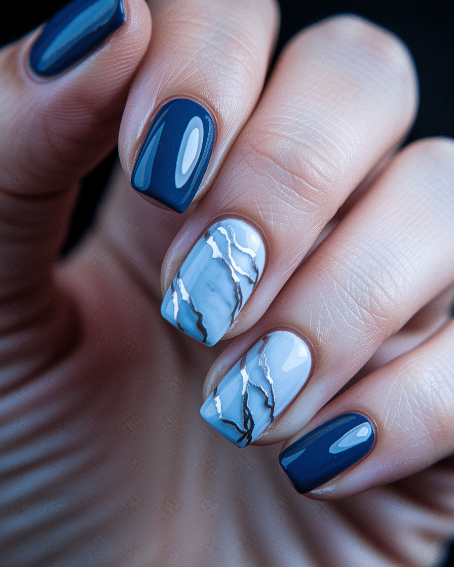 Blue Nail Designs for a Fresh, Modern Look in 2025