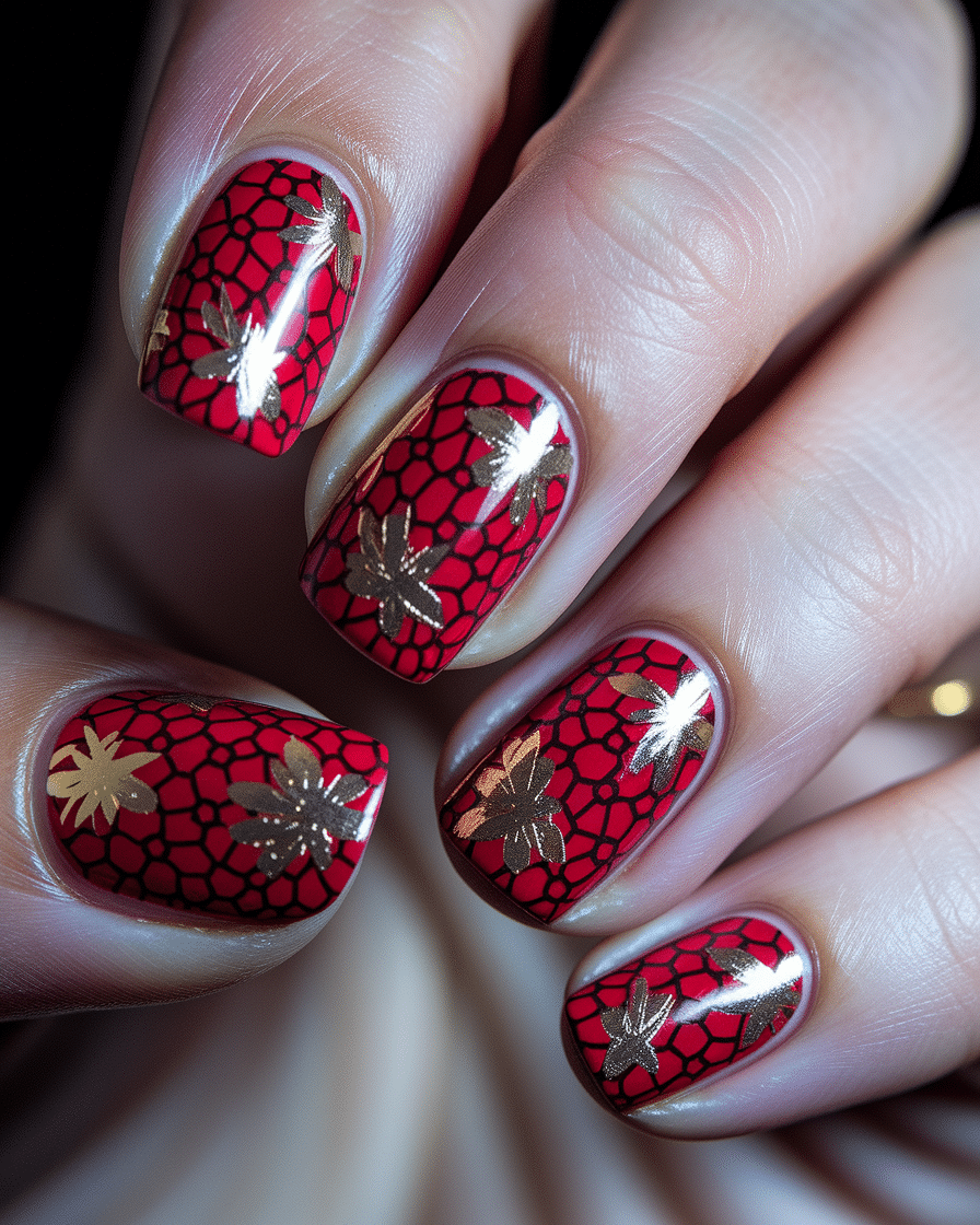 0003_3_a-close-up-photograph-of-a-beautifully-m_koSN4crCQEGoOr3qEpCQmQ_lLS27GKoRC-i-NytNMXtuA Timeless Nail Art Ideas That Bloom with Bold Red Florals