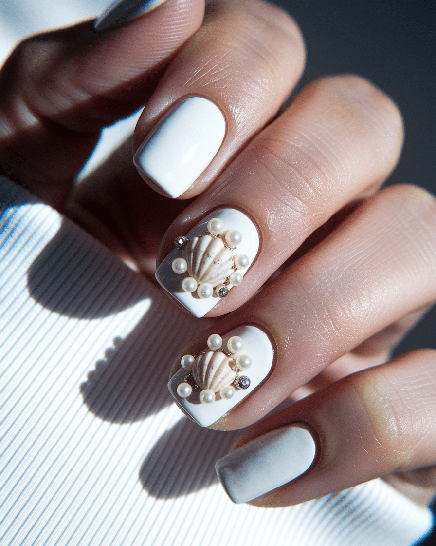 0003_3_a-close-up-photograph-of-a-beautifully-m_yEwCOg5zS46322Jd38oAew_ZZUyNiPUSRO5dOk1DWZQ5A The Timeless Charm of White Summer Nails