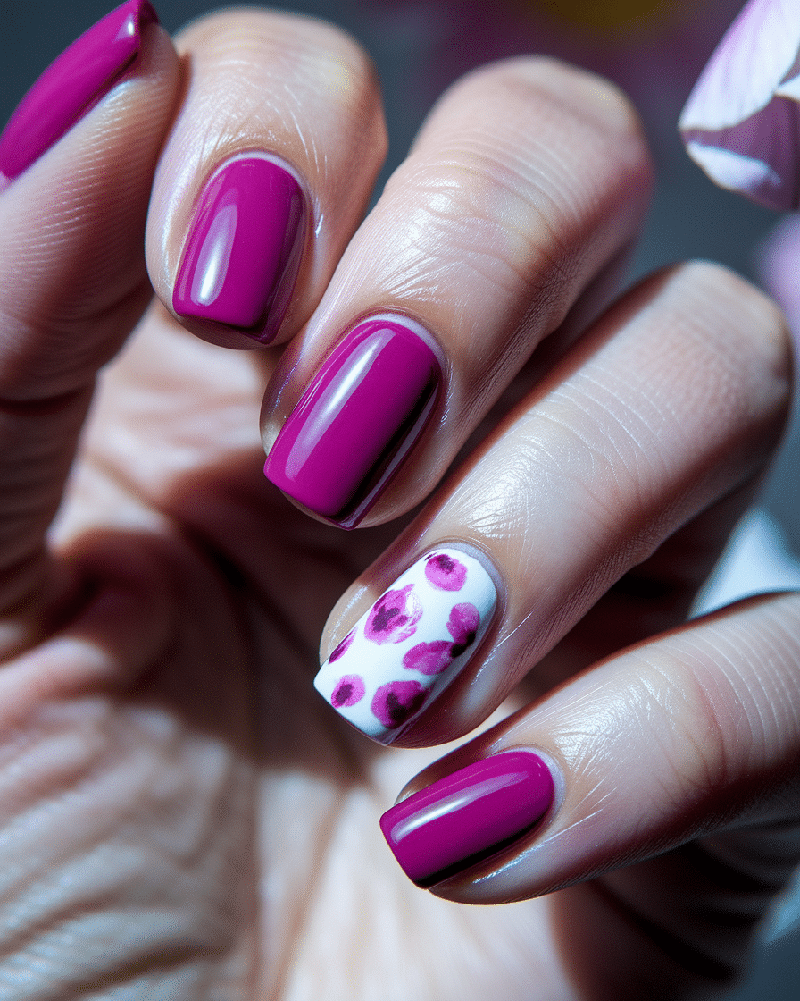Floral Nail Art Ideas That Make Pink Acrylics Perfect for Summer