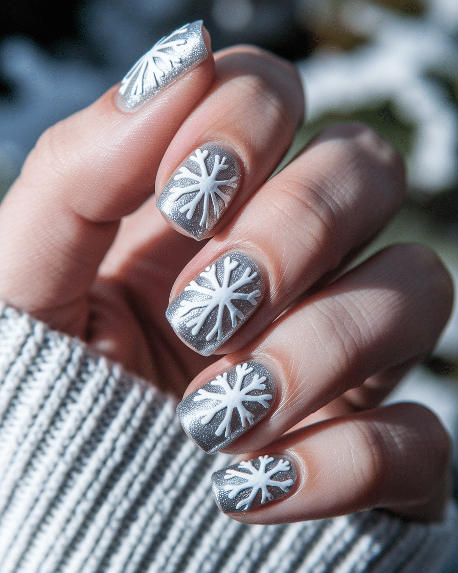 0004_2_a-close-up-photograph-captures-a-beautif_bIlDSFpOQ-mOtw0cHJX6Vg_oE2Z0YOBSJu6CYE7xf6bsQ The Sparkle Trend That Never Fades: Embracing Silver Glitter Nails for Every Season