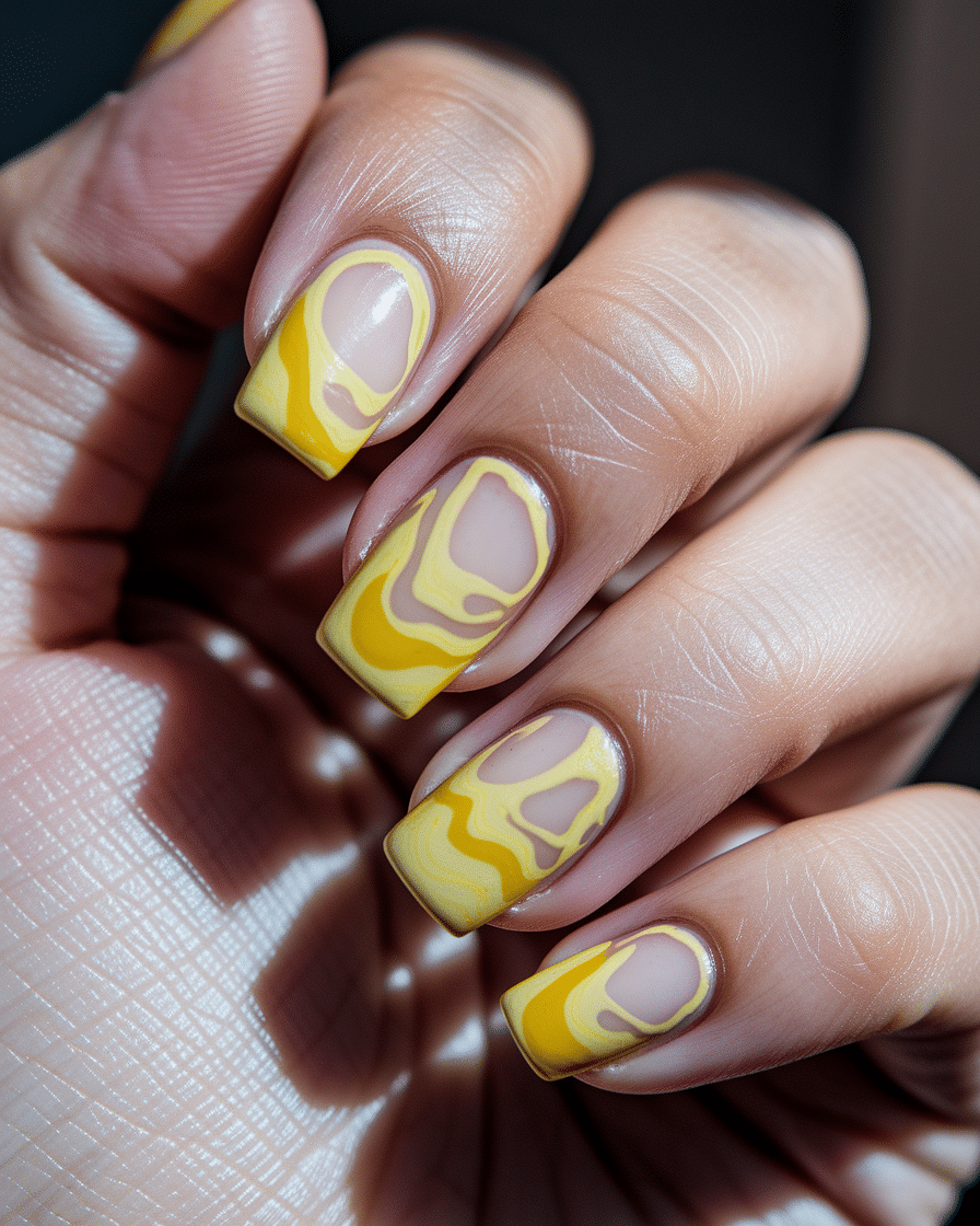 0004_2_a-close-up-photograph-of-a-beautiful-han_cD3icbXdTbuVzmLrtwzH4Q_HFcdrAp0RqWW5Ku5hOHu2A Embracing Yellow: The Ultimate Spring Nail Trend for a Fresh and Stylish Look