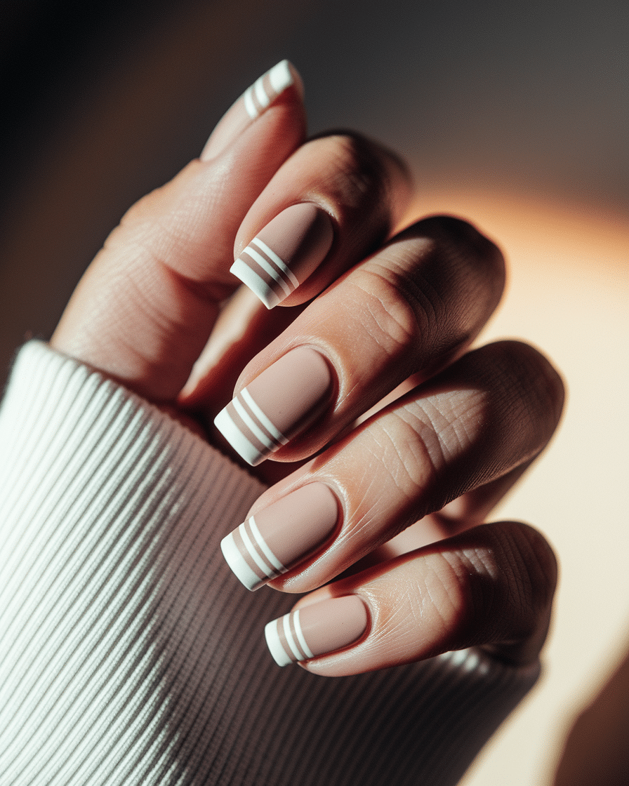 0004_3_a-close-up-photograph-captures-a-beautif_bCAbvmaAQp6K9nQZ78Ytww_UWznZmTRSqq5pil_EX3Nmw_cover The Beauty of Short French Tip Nails: A Timeless Look with Modern Charm