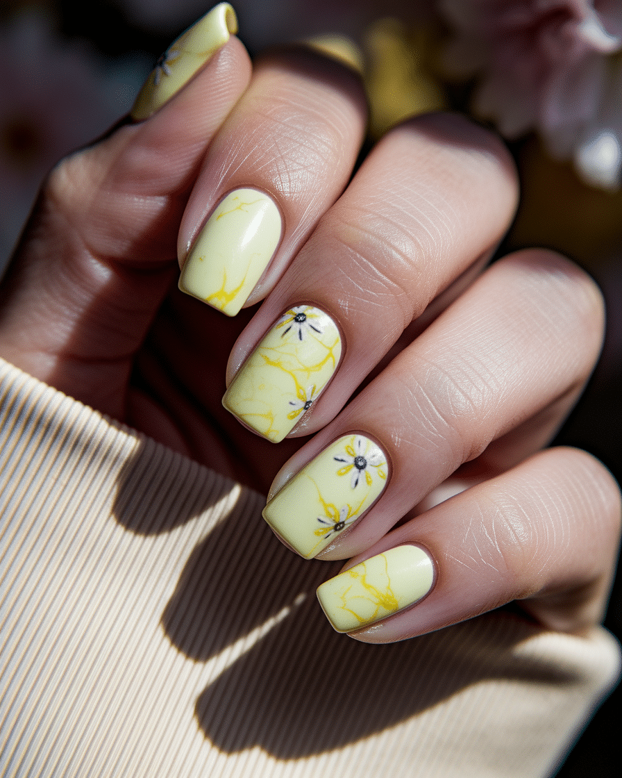 0004_3_a-close-up-photograph-captures-a-beautif_hm0mrBcWSdmNXEdZX8GKvQ_1bcncamAQqSZ1Rk58wP2wA Fresh Nail Ideas with Floral and Yellow Designs for Every Season