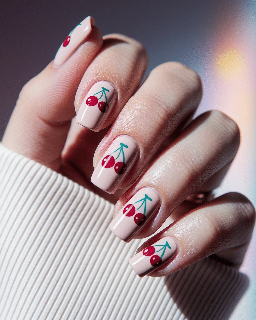 0004_3_a-close-up-photograph-captures-a-beautif_nmF-QECET7W1jhxaGSr5QQ_AK-H_DaSR8mEsBTYxLSekw Trending Summer Nail Designs That Add a Fun, Fruity Twist to Your Look