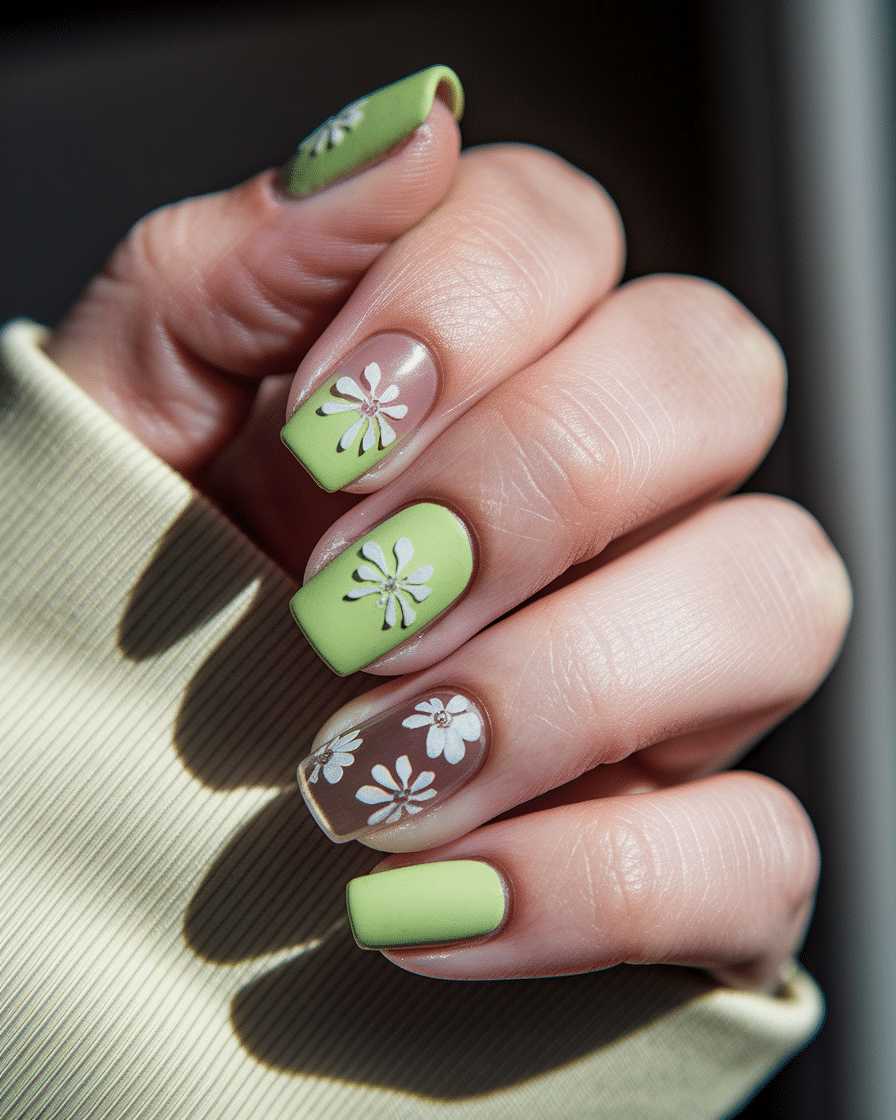 0004_3_a-close-up-photograph-captures-a-beautif_wFpgQgioS7yePpg44SXunQ_4rPQqvxQQyWqfrgwd3fdlw_cover Elegant Green Nail Designs with Subtle Floral Accents for a Soft Statement Look
