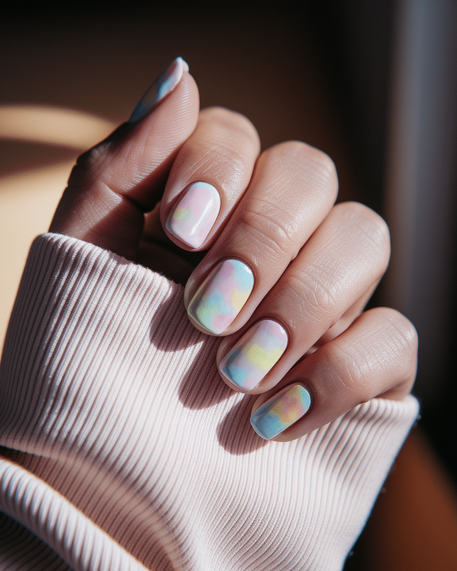 Fresh and Playful Nail Designs for a Soft and Colorful Look