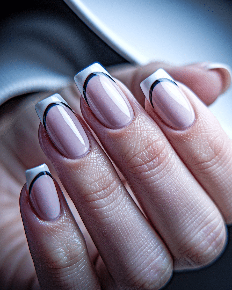 0005_2_a-close-up-photograph-captures-the-intri_Eayf6SGOQwqUqy8zFB31kg_2I-lBV72TiuQxVptLHo1rQ The Beauty of Short French Tip Nails: A Timeless Look with Modern Charm