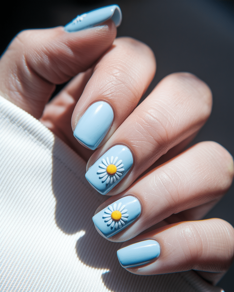 0005_2_a-close-up-photograph-of-a-hand-with-ele_4jkyIjHsRLS0beZnKt-8Ow_7Aly5f6uTMm6Qigr_Jy66Q Baby Blue Nail Designs That Capture the Essence of Summer