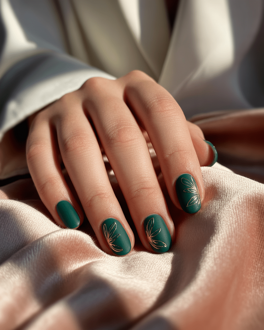 0006_1_a-close-up-photograph-of-a-delicately-ma_0X0kXMQOTvWDgTfKwU3ovQ_lL_gW64GRBO2KB9xMtRXbw Embracing Natural Elegance: The Rise of Matte Green and Floral Nail Designs in 2025
