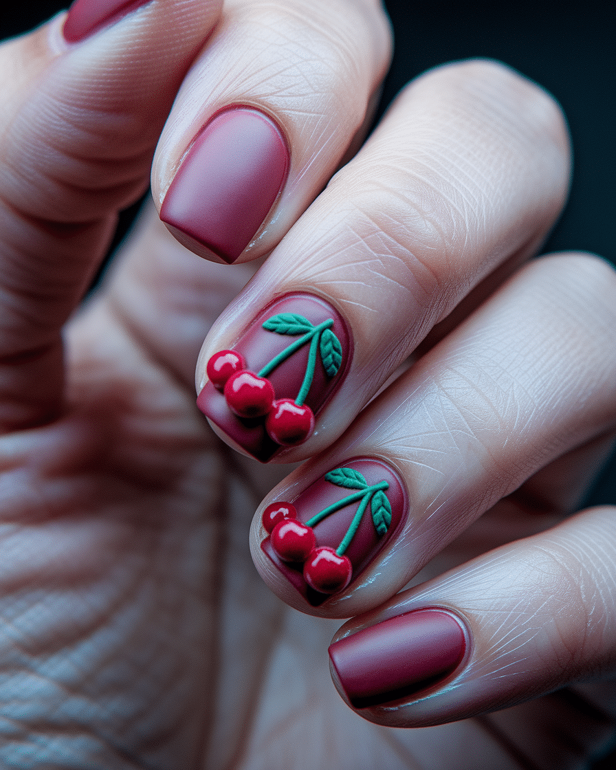 0006_2_a-close-up-photograph-captures-a-hand-wi_UhZsCoeQRvyyNnaApcdonA_zgizAlSURLStoa8eyZbU1A How to Rock Playful and Elegant Cherry Nail Designs in 3D Style