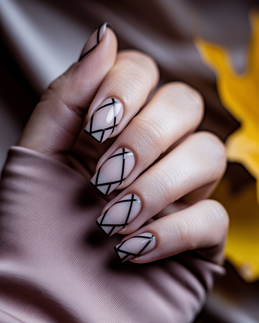 0006_3_a-close-up-photograph-of-a-beautifully-m_Uw-MNhVnRZqcJNpOAmmfDw_r2rz3FadQr2fdalZ1uoxTg Elegant Contrast: Exploring the Beauty of Black and Nude Nail Designs