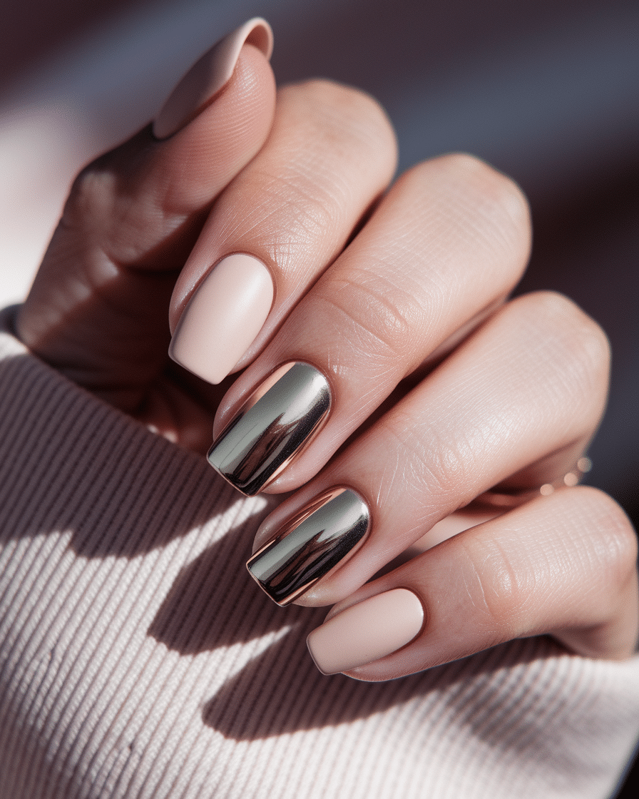 0007_2_a-close-up-photograph-captures-a-beautif_nrcoL8ZfR3Swrg3uvxr2Ug__mHC07ZFQ1ml8mQyQrIIuw_cover Stunning Nail Designs with Gold Chrome and Almond Shapes