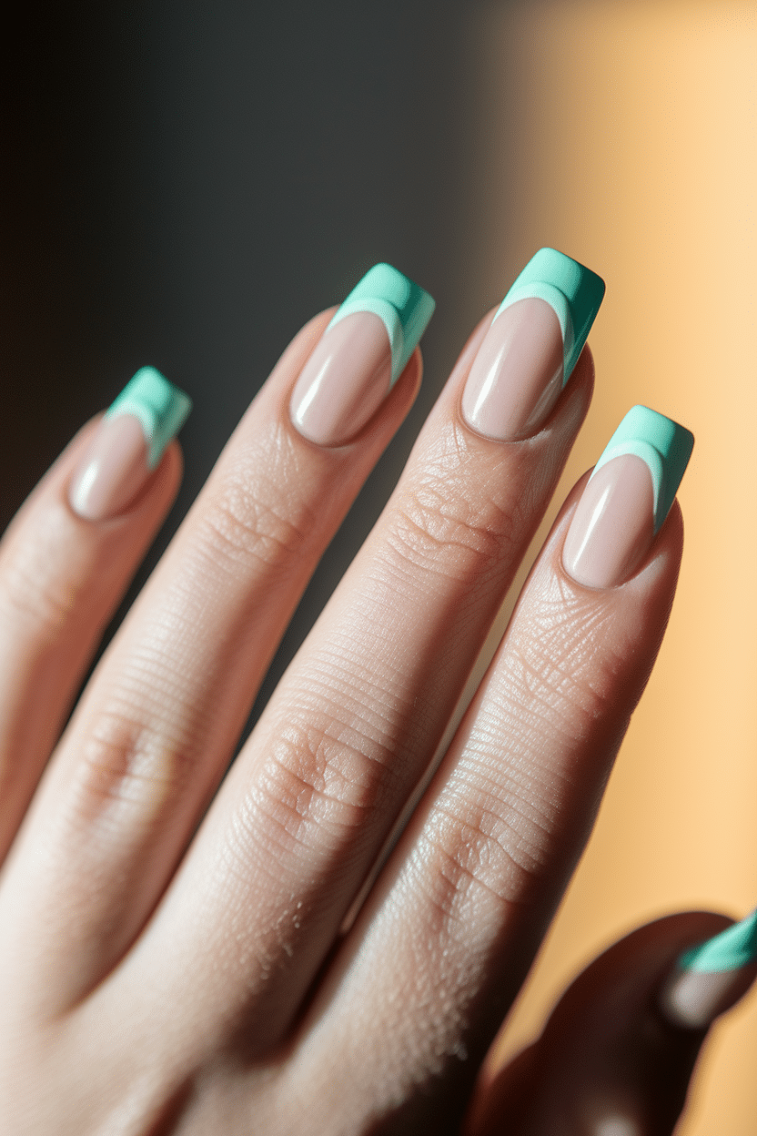 0007_2_a-close-up-photograph-captures-a-beautif_pUe9pmqaT5S0XOuPPz8LDQ_-n5SPp4LQqi2EA8gumf5Yg_cover Blue and Green Nail Designs That Stand Out in Every Season
