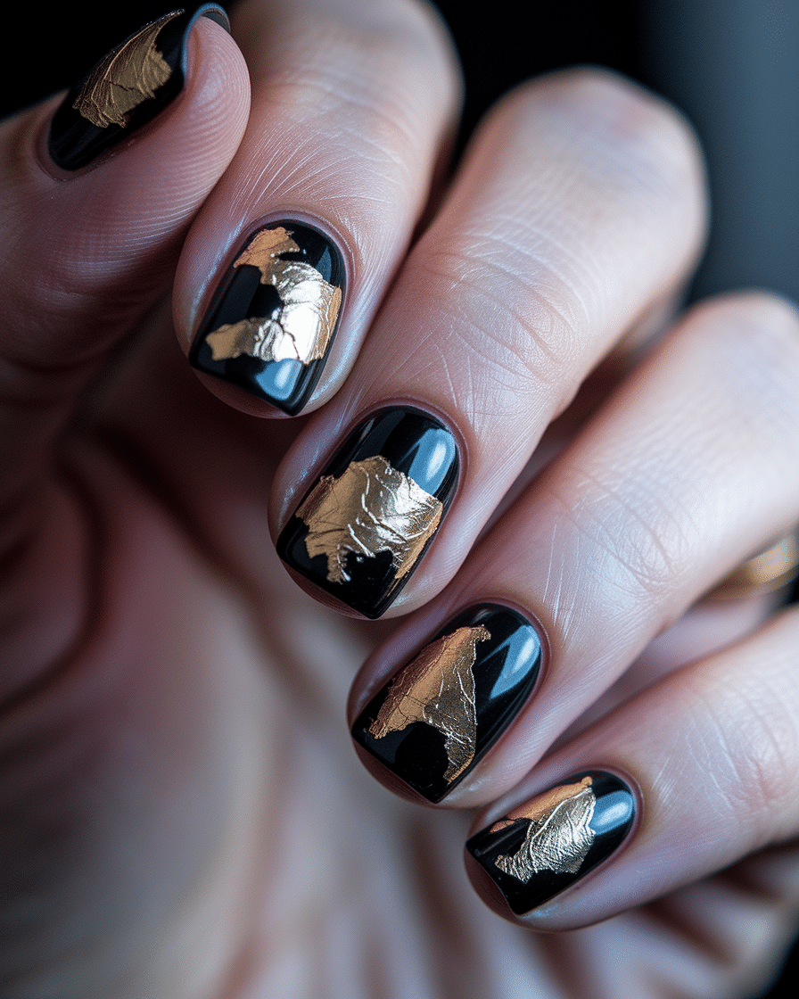 How to Elevate Your Manicure with Timeless Black and Gold Nail Designs