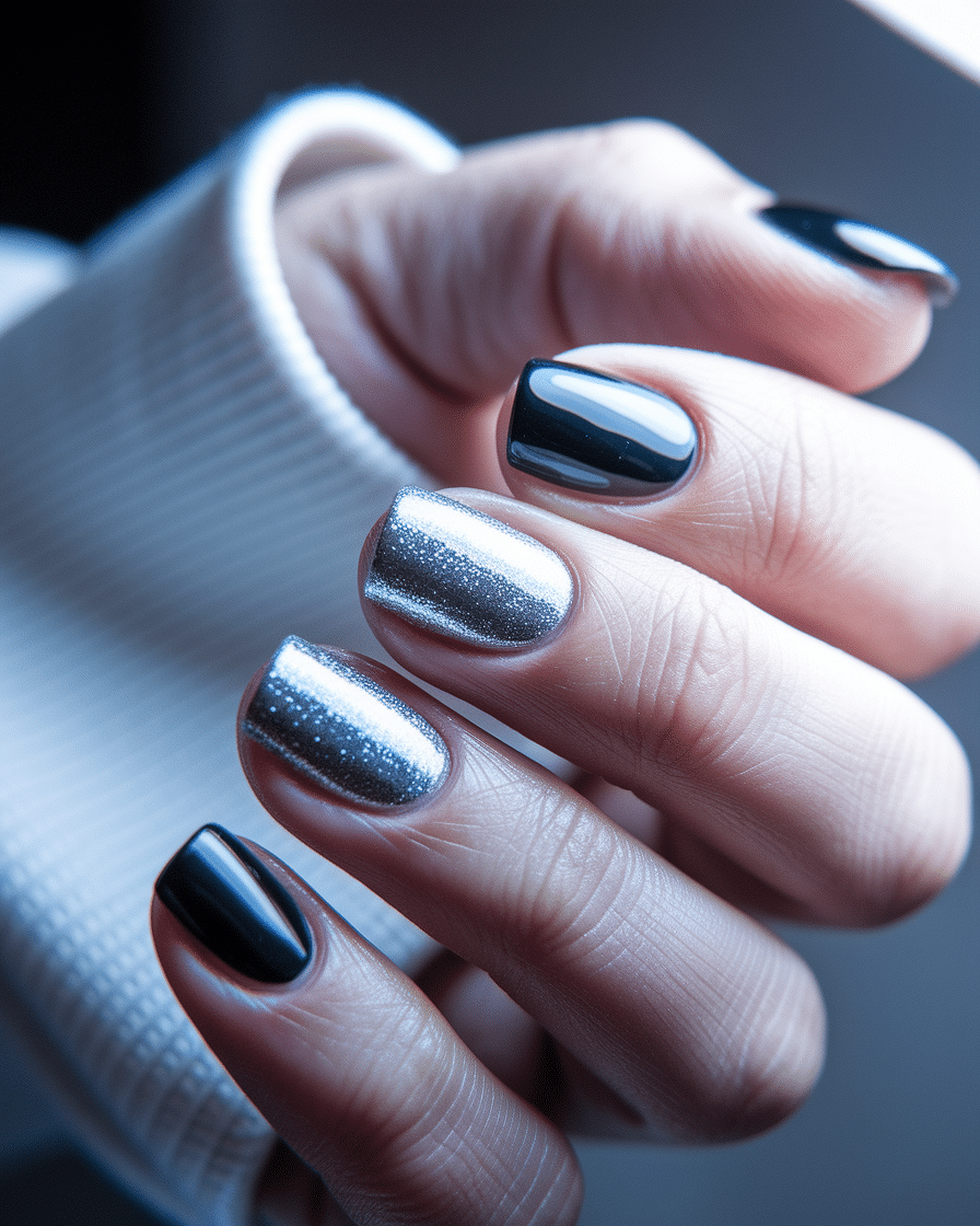 0007_2_a-close-up-photograph-captures-the-intri_Fbu3txLrTlmfggyM0cryJg_prZf9HOYR2CPuPfb-ONu5w Sparkly Silver Nails for a Chic and Modern Look