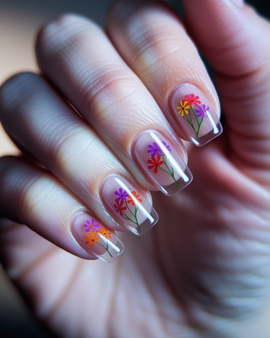Elegant Floral Nail Designs for Timeless Beauty All Year Round