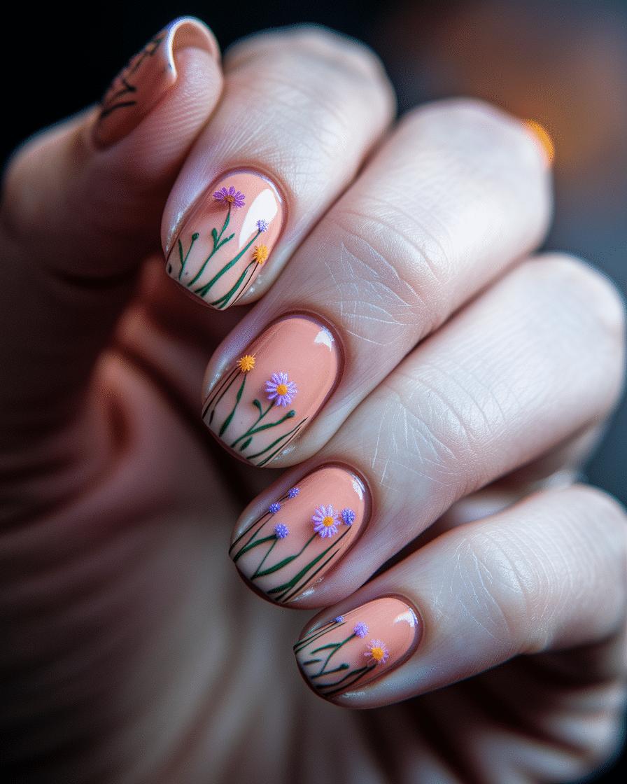 The Best Floral Acrylic Nail Designs in Pink for a Stunning Summer Look