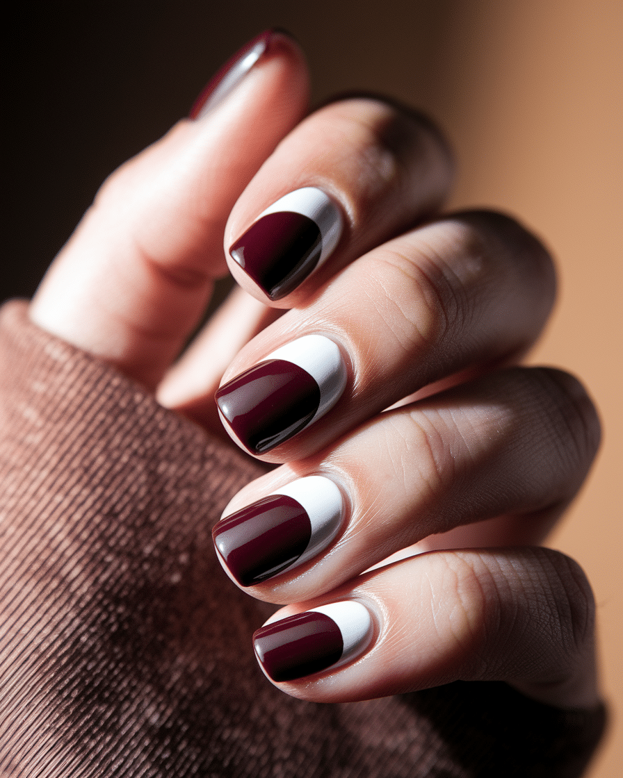 0007_3_a-close-up-photograph-captures-the-intri_a2eJocYhQdenAPl0xGOqdw_AQ1-zZoQRqyFQp2Snx3zPw Cozy Nail Trends for the Cold Season: Embracing Burgundy and White Winter Nails