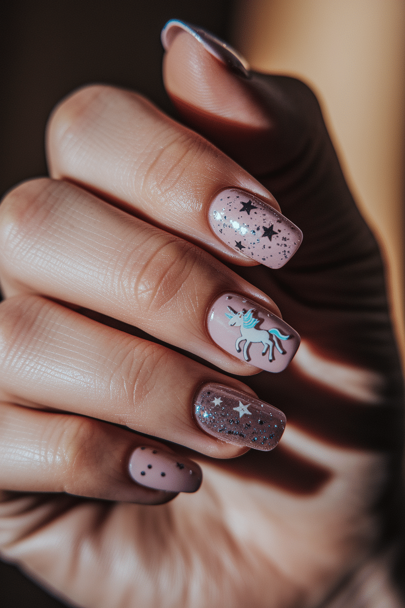 0008_2_a-close-up-photograph-of-a-gracefully-po_H7qBnIW9QNmKYrD8dI_8GQ_VOa5rE0ARIi7FusLjtkBjg Cute and Creative Nail Designs Every Kid Will Love
