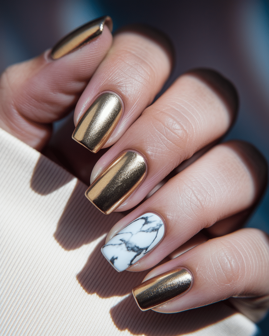0008_3_a-close-up-photograph-captures-a-hand-ad_oI2cus6iTLGuO2YoWN_z2g_AZAJFem-Tlek2Y-X1xcTUw Stunning Nail Designs with Gold Chrome and Almond Shapes