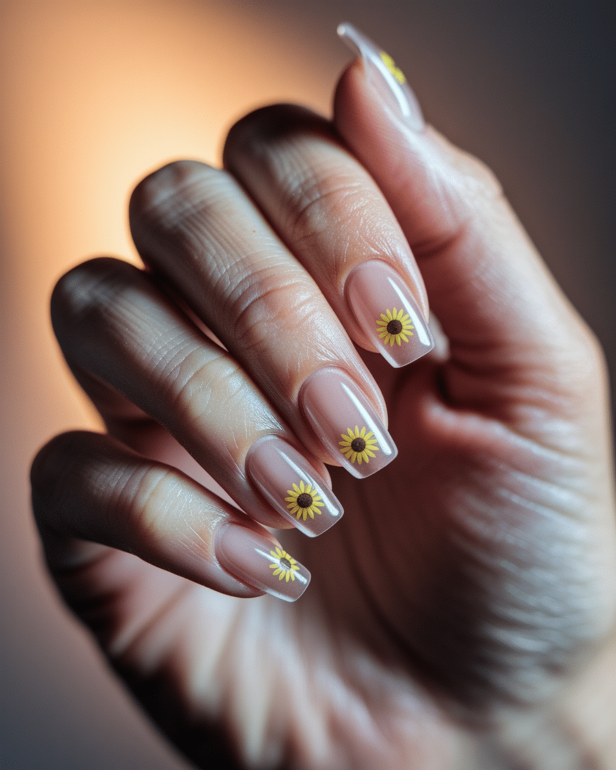 0009_2_a-close-up-photograph-of-a-graceful-hand_AFDFMO3PTa2wqduWQZj2IQ_2cKNsKtARFy64G-VySNkVQ The Best Sunflower Nail Designs for a Fresh and Cheerful Manicure