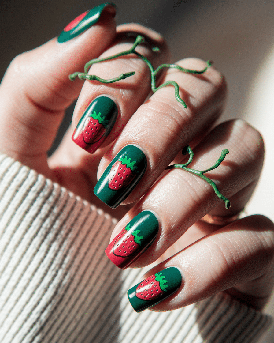 0009_3_a-close-up-photograph-captures-a-beautif_YA2BSO0JSP2pb_ZuuePZXg_avIeu0hjS8ihcB9Pkg2tTg Sweet Summer Nail Trends That Are Too Cute to Resist