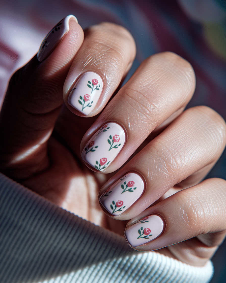 0009_3_a-close-up-photograph-captures-a-hand-ad_ptpzW0gbQaaU6tUrVi5OUA_L7vtKzAcReGk3Lwws2Dqxw_cover Floral Nail Art Ideas That Make Pink Acrylics Perfect for Summer