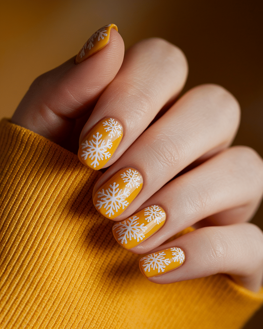 0010_1_a-close-up-photograph-of-a-beautiful-han_DHZVlcHkR--YUrLpJ7UC3g_JfuyWoqDS-eA3ydhtaE9ng_cover Brighten Up Cold Days with Stunning Yellow Winter Nail Designs