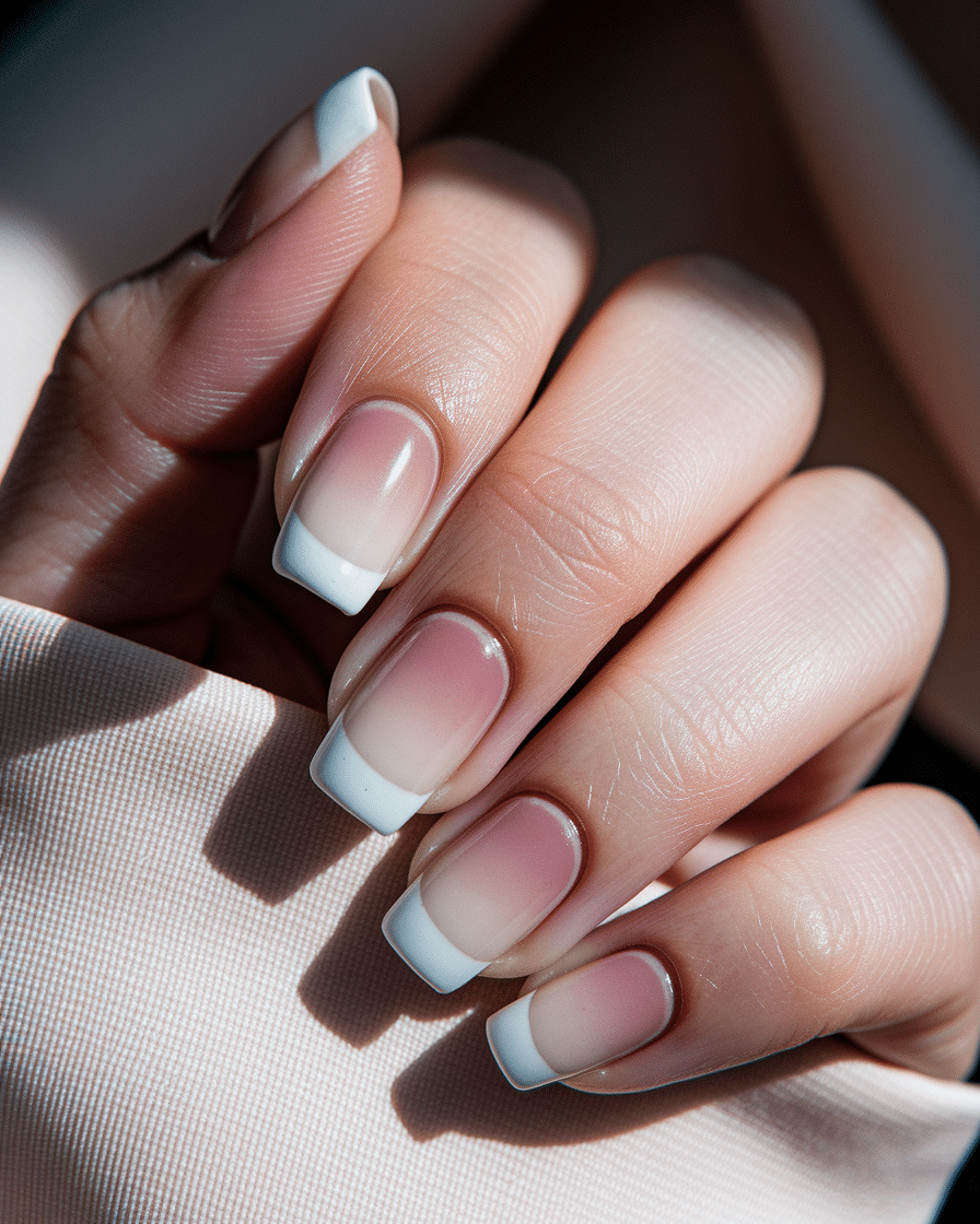 0010_2_a-close-up-photograph-captures-a-beautif_5x9etUtpT3qWsyzdbqZG_w_9fyyJ8-HSyyK0IpwRFKDPQ The Beauty of Short French Tip Nails: A Timeless Look with Modern Charm