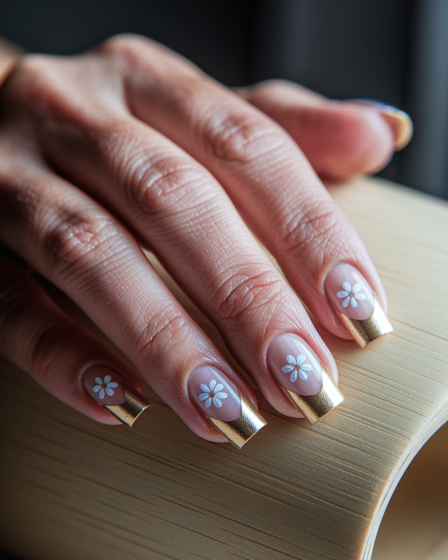 0010_2_a-close-up-photograph-captures-a-beautif_Jao8PBPGQhGaAxUVEjFiDQ_ix3C5bGcSYmROHPiyHF3Qw The Timeless Allure of Golden Floral Nail Art