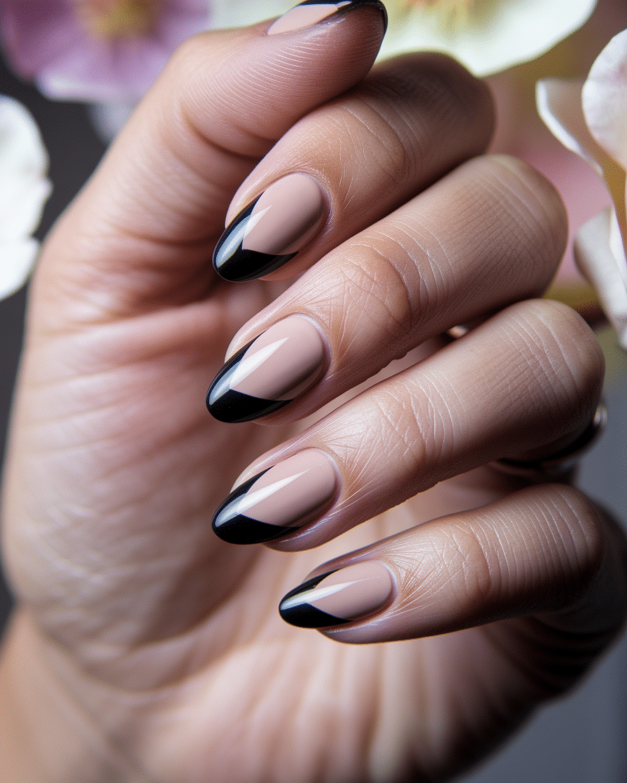 0010_2_a-close-up-photograph-of-a-beautiful-han_n4T2a8fxR1uiJo35s8iIQg_cfZaJDqHQESJbb1uNaPX_w Elegant Contrast: Exploring the Beauty of Black and Nude Nail Designs
