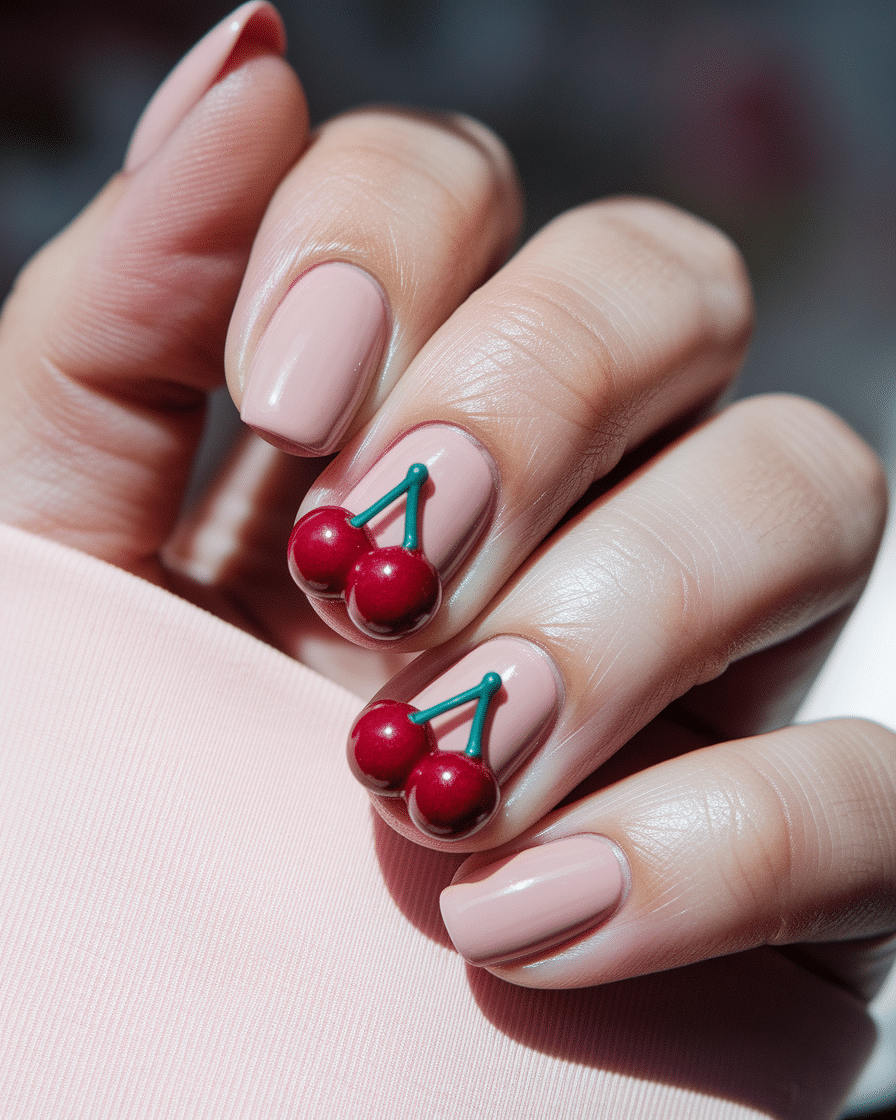 0010_3_a-close-up-photograph-of-a-hand-with-ele_p8zFjBgjTkaubcboVKQVqA_bY25w6QnSEuEmKcWsF7Fdg How to Rock Playful and Elegant Cherry Nail Designs in 3D Style