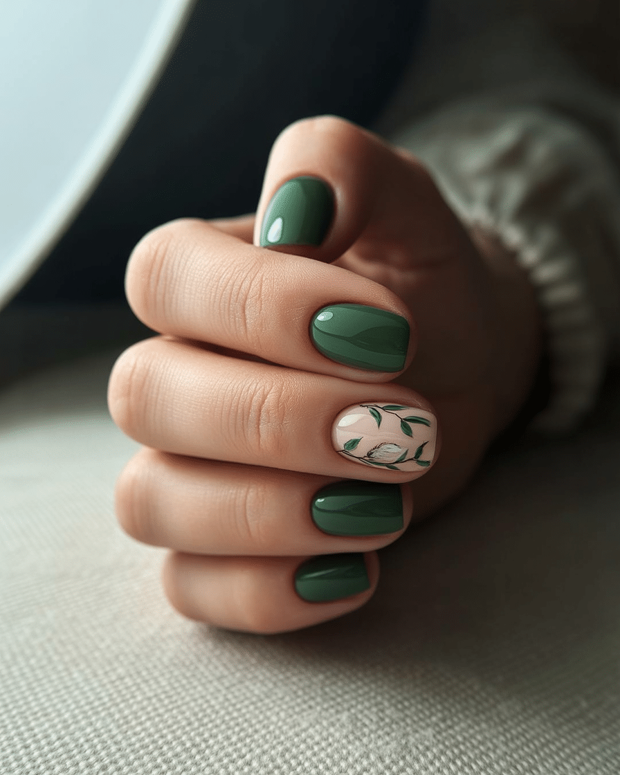 0010_3_a-close-up-studio-photograph-showcasing-_jFfSE4BgRBamEsxev4lOFA_ibbUWcAJQ7-7kWQ9qBTyGg_cover Embracing Natural Elegance: The Rise of Matte Green and Floral Nail Designs in 2025