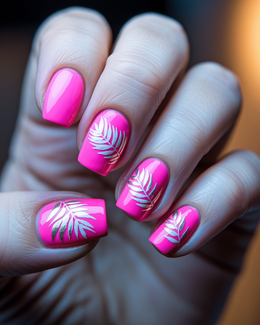 0011_3_a-close-up-photograph-captures-a-hand-ad_yNxTlSHfSZWvEuo9RRUPXw_InlnAwAaQremgmJr-Mtc4A Floral Nail Art Ideas That Make Pink Acrylics Perfect for Summer
