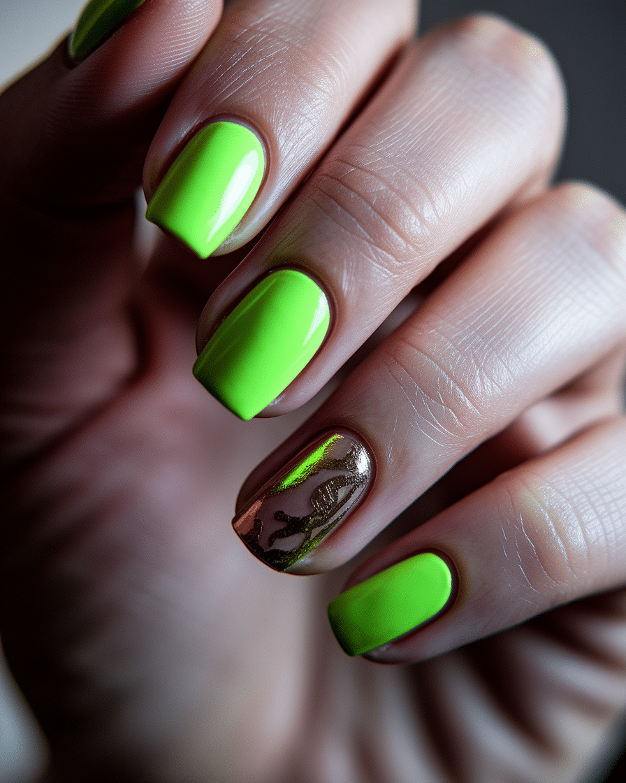 Fresh Green Nail Designs for Spring That Are Perfect for Almond Nails