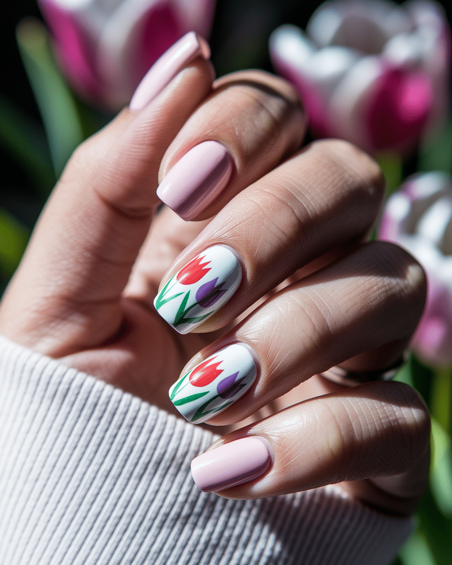 0012_2_a-close-up-photograph-of-a-hand-with-ele_VlmQMWxbQByXWD0ETuHNvg_OnQiIENwSFWIxTDH5LQ3-Q Flower Nail Art Ideas That Add Fresh Charm to Every Season