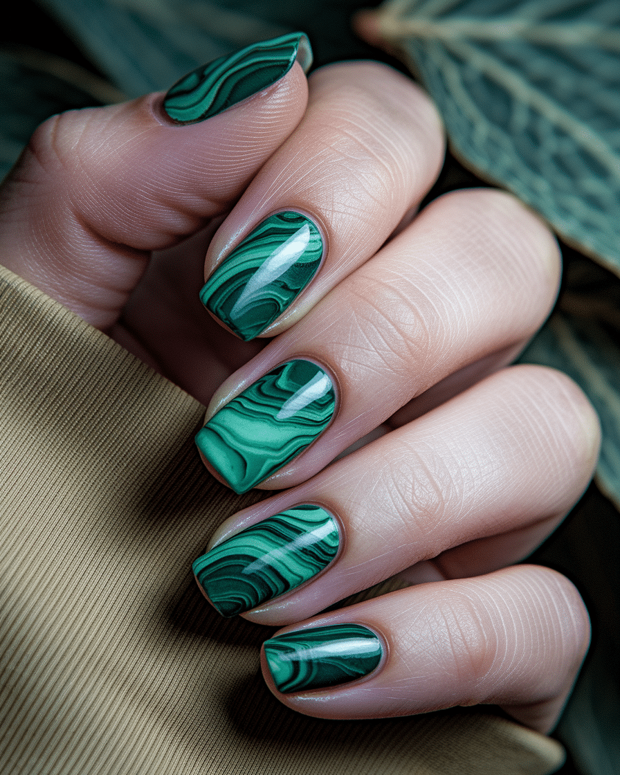 Fresh Green Nail Designs for Spring That Are Perfect for Almond Nails