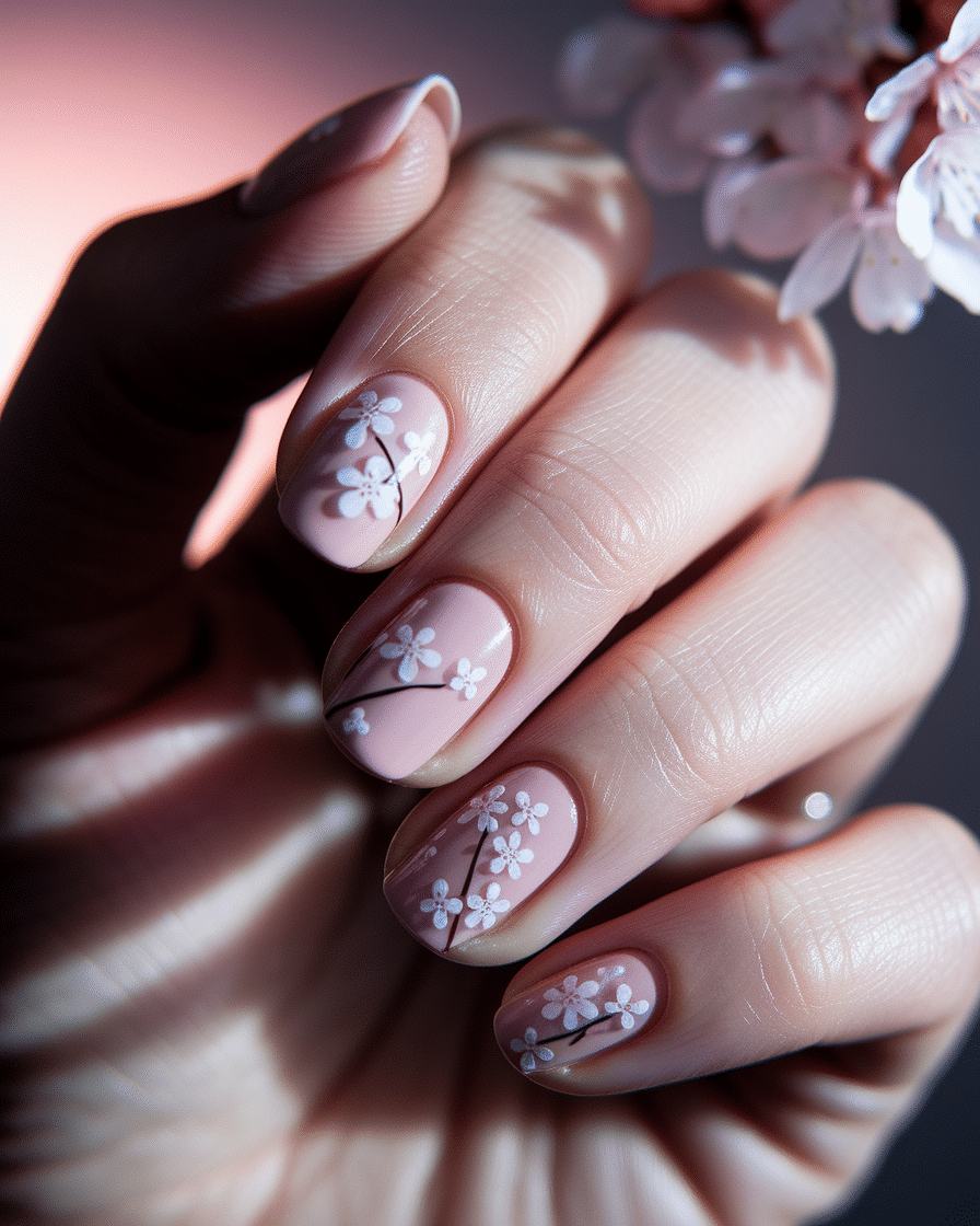 0012_3_a-close-up-photograph-of-a-hand-with-per_zYxFJxCcR9u9Lqaur5VLqw_otAldO2ARu6qa2syOzfsLg Floral Nail Art Ideas That Make Pink Acrylics Perfect for Summer