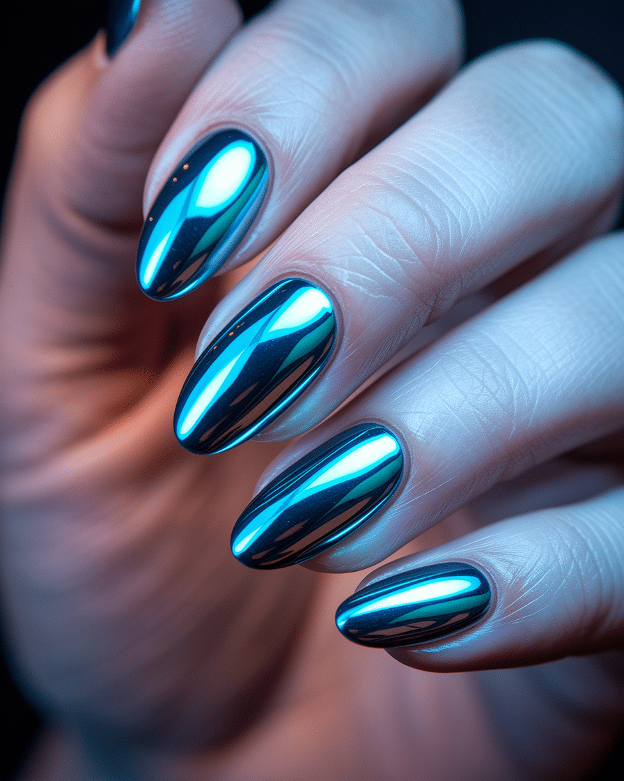 0013_3_a-close-up-photograph-captures-the-intri_l3Os8ohxQOy-dRlJa5svfw_kmOWVXc8QDWItSAPijZ5MQ Elegant Nail Ideas with Green and Blue Tones for a Fresh, Stylish Look