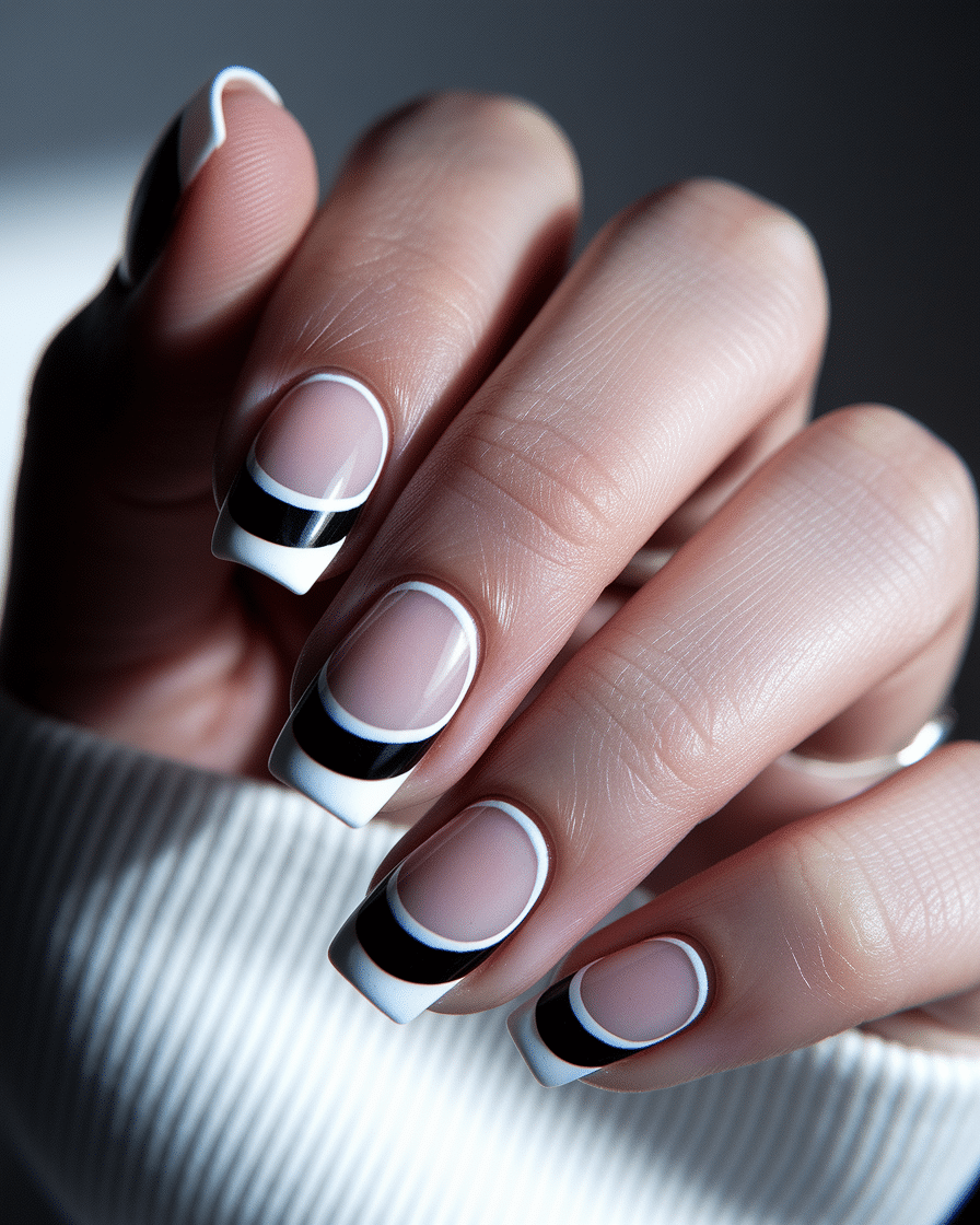 0013_3_a-close-up-photograph-of-a-beautiful-han_klSWRk6zTyOlfB4v_OhtoQ_eWGNZ4aiTyqPnAc6DgDBsQ_cover Timeless Nail Art Ideas That Combine Bold Elegance with Minimalist Style