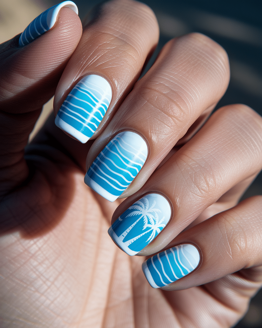 0014_2_a-close-up-photograph-of-a-hand-with-per_DXAIhbUkRN-urrbpXN4ujQ_d-EnjGBLSyGyTk3ZVnzcZA Tropical Nail Designs for Summer: Palm Tree Nail Ideas That Scream Vacation