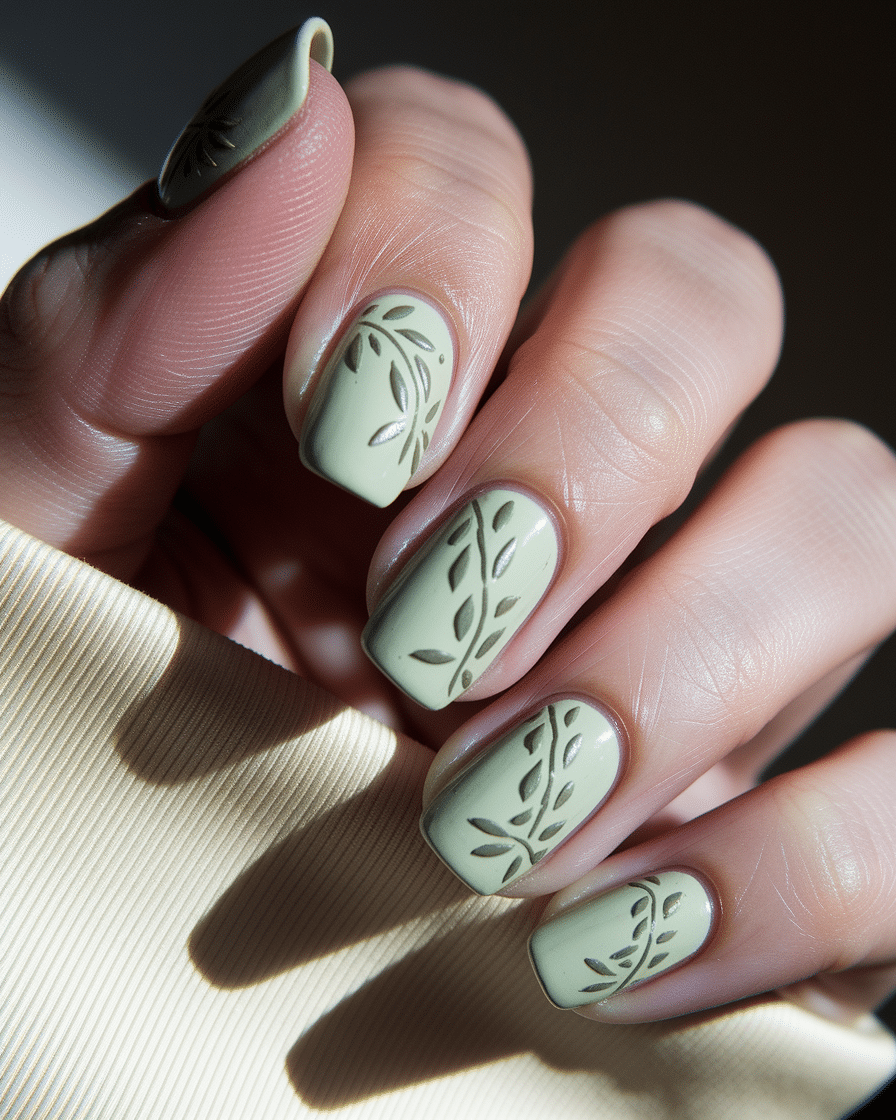 Fresh Green Nail Designs for Spring That Are Perfect for Almond Nails