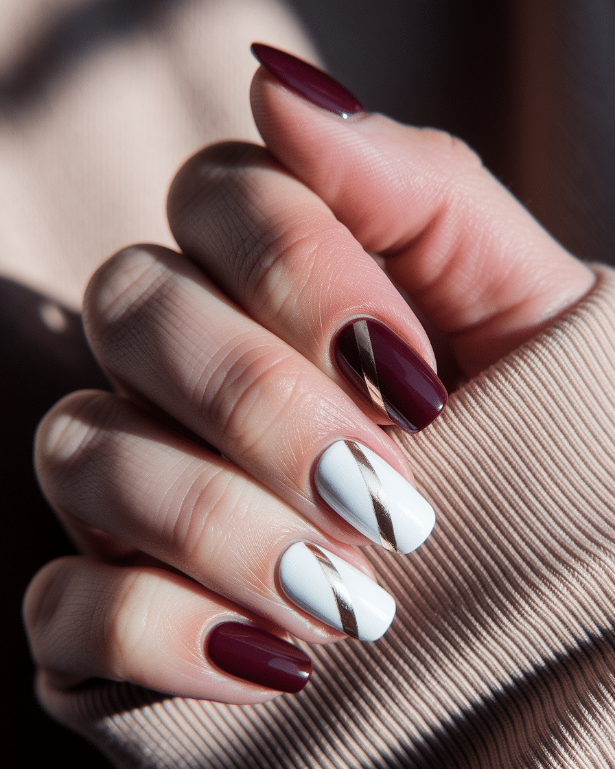 0015_2_a-close-up-photograph-of-a-beautiful-han_MjIgu6b7S_qP7OPcDTPQwQ_oVrEv0oxTUe8lEw5aiUl3A Cozy Nail Trends for the Cold Season: Embracing Burgundy and White Winter Nails