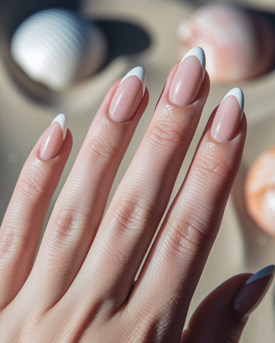 0015_2_a-close-up-photograph-of-a-beautiful-han_ZUqGT2UHTLG-2utZIvvaMQ__O1XoqmoSl69TF5_8M1wqw Cute and Simple Summer Nail Designs for Almond Shaped Nails