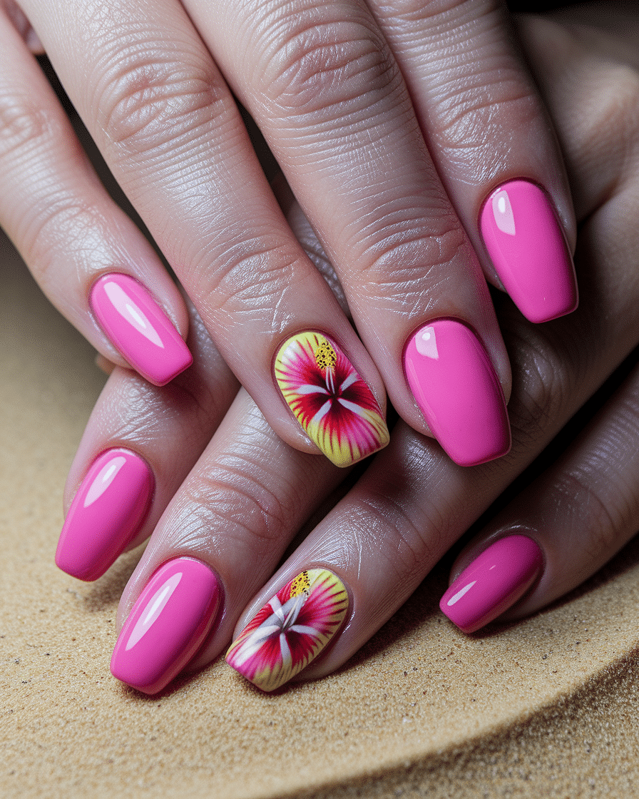 0016_2_a-close-up-photograph-captures-the-intri_XtS8xcVLQcCOzKHt-DkZAA_Q8DjE_UiTHaqZmBdY1J1YQ Floral Nail Art Ideas That Make Pink Acrylics Perfect for Summer