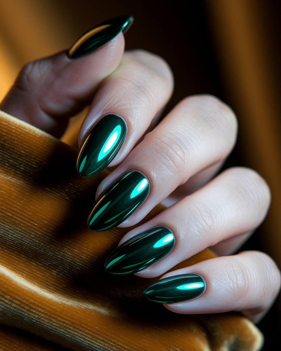 Fresh Green Nail Designs for Spring That Are Perfect for Almond Nails