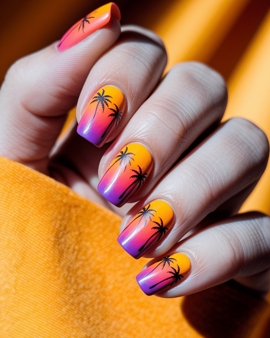 0017_2_a-close-up-photograph-captures-a-hand-wi_ShK8E03kS5m5lnf0_tIt-g_n1sHrb2TSY-7LDCOqOsijw Tropical Nail Designs for Summer: Palm Tree Nail Ideas That Scream Vacation