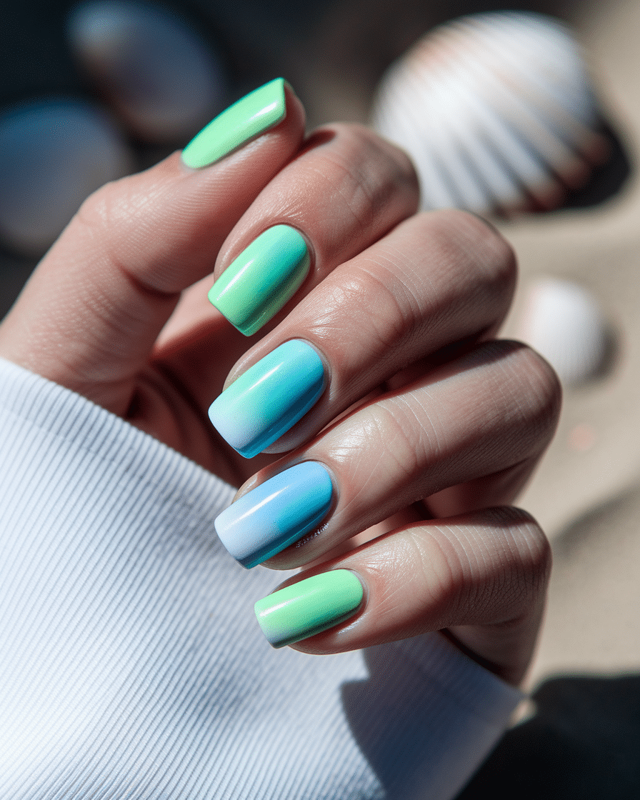 0017_3_a-close-up-photograph-captures-a-beautif_jg_ZOxF2Qz2XpaaZPWa5yQ_LaooUk5ETq-lmBTflTXBXA_cover Elegant Nail Ideas with Green and Blue Tones for a Fresh, Stylish Look