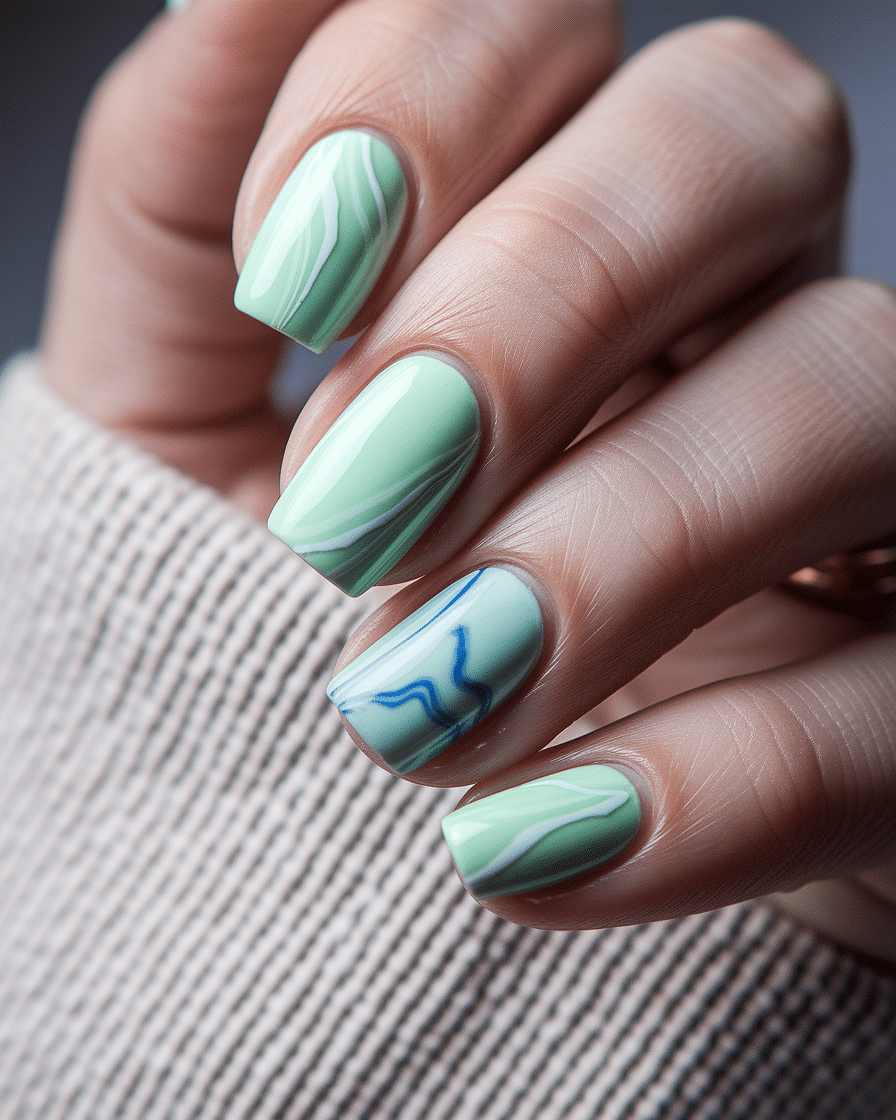 0018_3_a-close-up-photograph-captures-the-intri_yeN9S7nZT66b2hFxo9-X6w_t3-1QFwjRNaJ2oO0G5jNJw Elegant Nail Ideas with Green and Blue Tones for a Fresh, Stylish Look